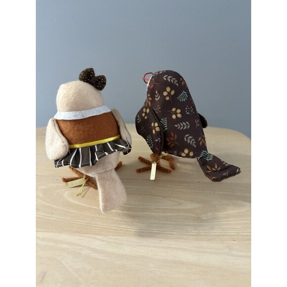 Target 2018 Featherly Friends OATS & JUNIPER Fabric Birds Fall Thanksgiving - Picture 3 of 10